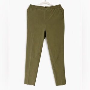Banana Republic olive green casual ankle cropped pants women’s size small
